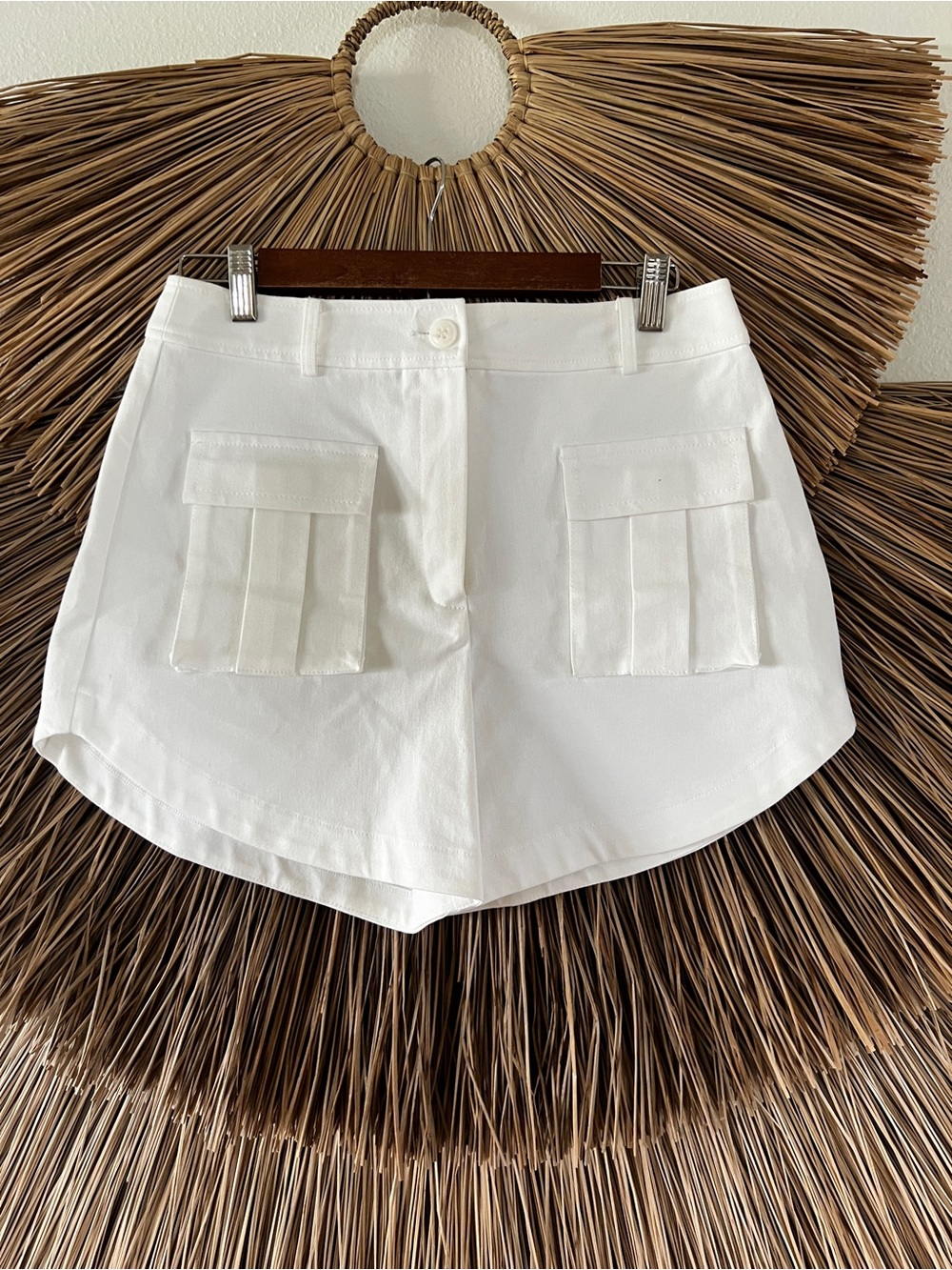 Trina Turk High Rise White Shorts size 6